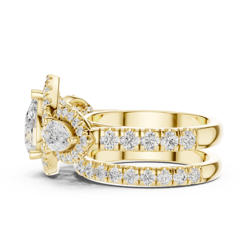 Ladies Ring DDLR-298@7 - Yellow Gold - Image