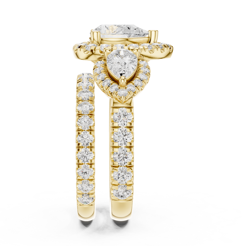 Ladies Ring DDLR-298@7 - Yellow Gold - Image