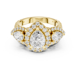 Ladies Ring DDLR-298@7 - Yellow Gold - Image