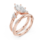 Ladies Ring DDLR-299@7 - Rose Gold - Image