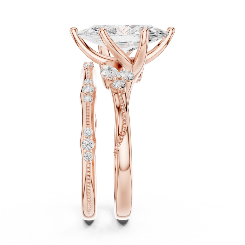 Ladies Ring DDLR-299@7 - Rose Gold - Image