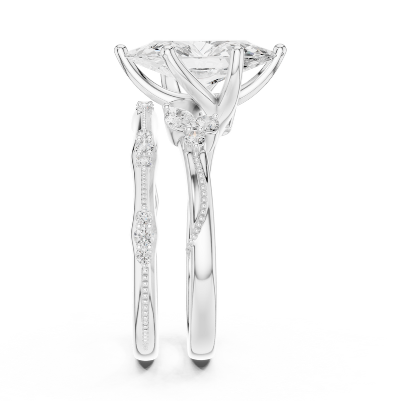 Ladies Ring DDLR-299@7 - White Gold - Image