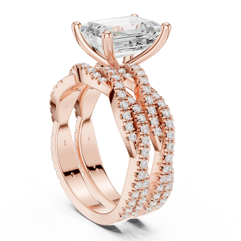 Ladies Ring DDLR-300@7 - Rose Gold - Image