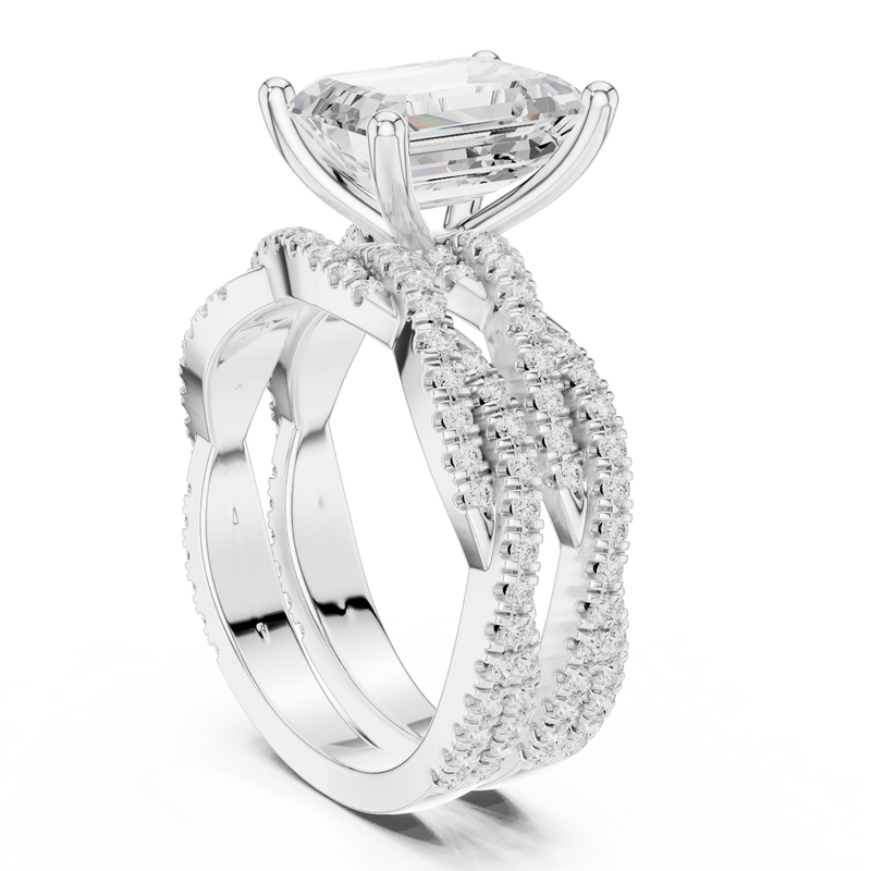 Ladies Ring DDLR-300@7 - White Gold - Image