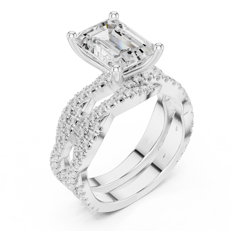 Ladies Ring DDLR-300@7 - White Gold - Image