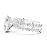 Ladies Ring DDLR-301@7 - White Gold - Image