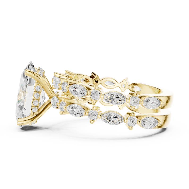 Ladies Ring DDLR-301@7 - Yellow Gold - Image