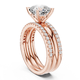 Ladies Ring DDLR-302@7 - Rose Gold - Image