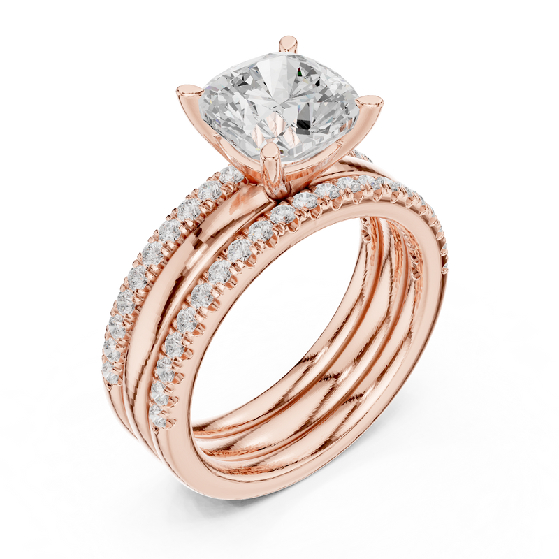 Ladies Ring DDLR-302 - Rose Gold - Image