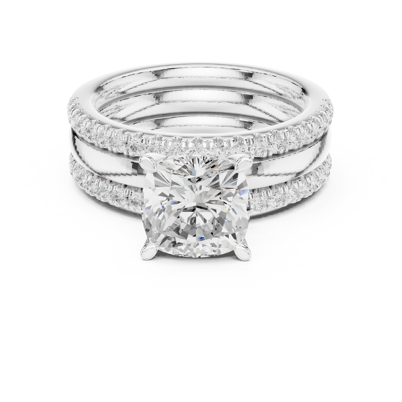 Ladies Ring DDLR-302 - White Gold - Image