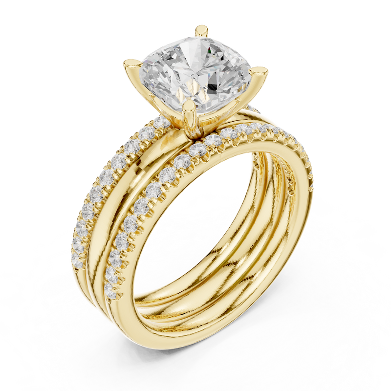 Ladies Ring DDLR-302@7 - Yellow Gold - Image
