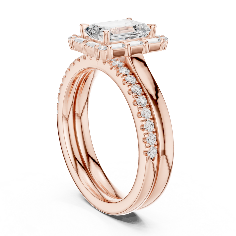 Ladies Ring DDLR-303@7 - Rose Gold - Image
