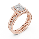 Ladies Ring DDLR-303@7 - Rose Gold - Image