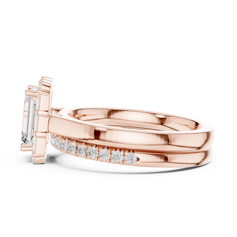Ladies Ring DDLR-303@7 - Rose Gold - Image