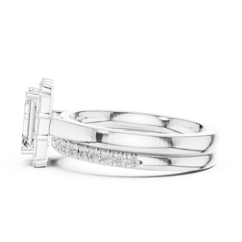 Ladies Ring DDLR-303@7 - White Gold - Image
