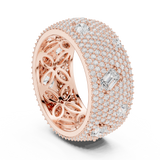 Ladies Ring DDLR-304@7 - Rose Gold - Image