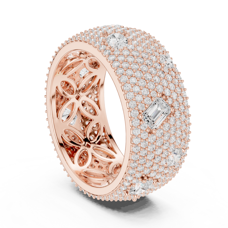 Ladies Ring DDLR-304@7 - Rose Gold - Image