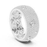 Ladies Ring DDLR-304@7 - White Gold - Image