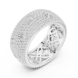 Ladies Ring DDLR-304@7 - White Gold - Image
