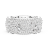 Ladies Ring DDLR-304@7 - White Gold - Image