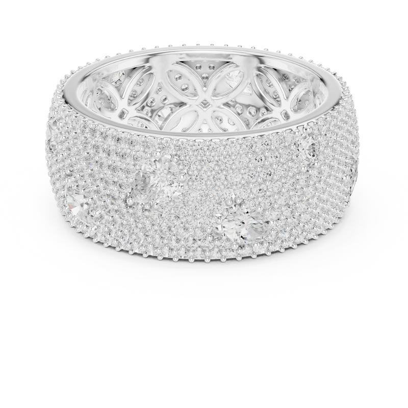 Ladies Ring DDLR-304@7 - White Gold - Image