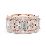 Ladies Ring DDLR-305@7 - Rose Gold - Image