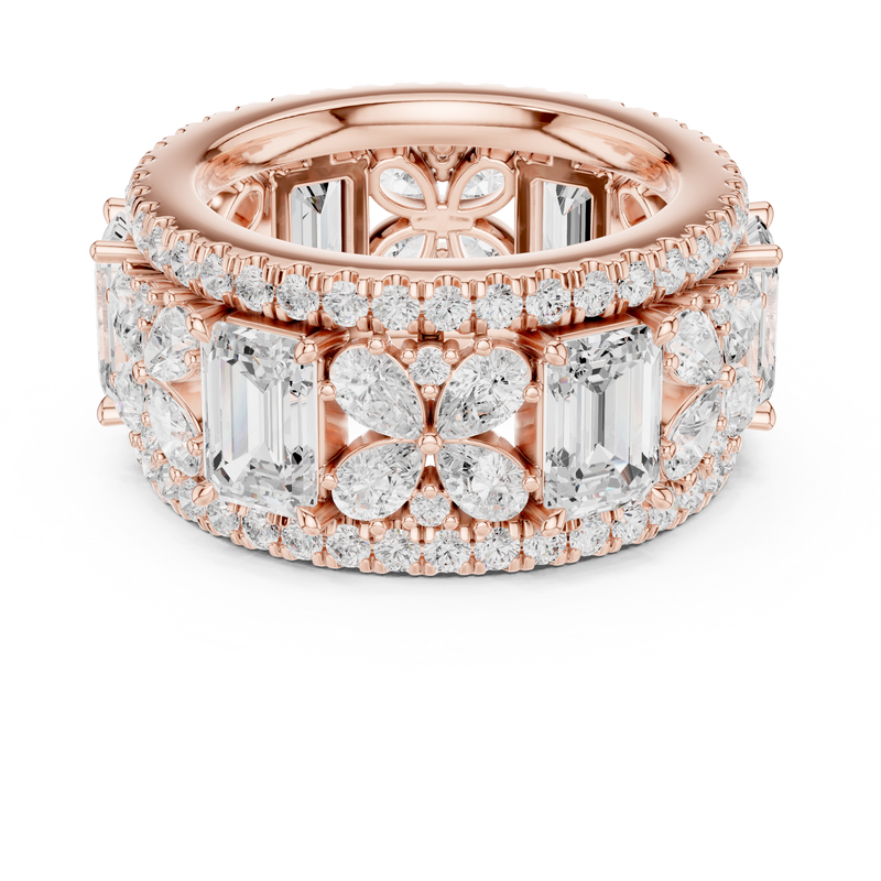 Ladies Ring DDLR-305@7 - Rose Gold - Image