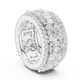 Ladies Ring DDLR-305@7 - White Gold - Image