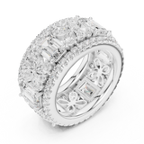 Ladies Ring DDLR-305@7 - White Gold - Image
