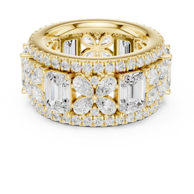 Ladies Ring DDLR-305@7 - Yellow Gold - Image