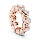 Ladies Ring DDLR-306@7 - Rose Gold - Image