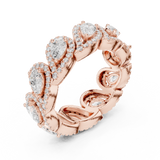 Ladies Ring DDLR-306@7 - Rose Gold - Image