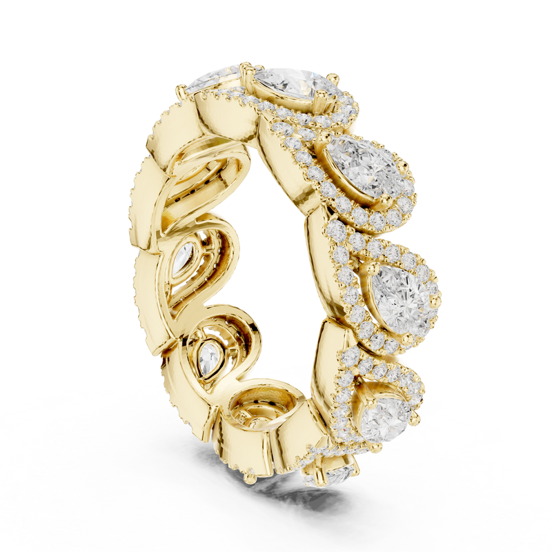 Ladies Ring DDLR-306@7 - Yellow Gold - Image