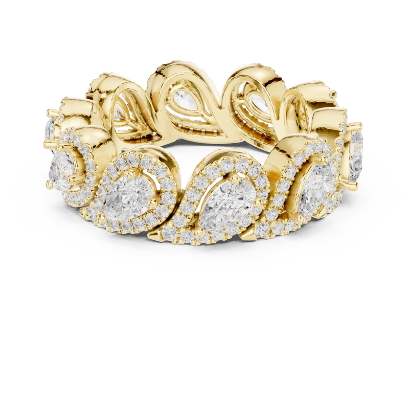 Ladies Ring DDLR-306@7 - Yellow Gold - Image