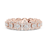 Ladies Ring DDLR-307@7 - Rose Gold - Image