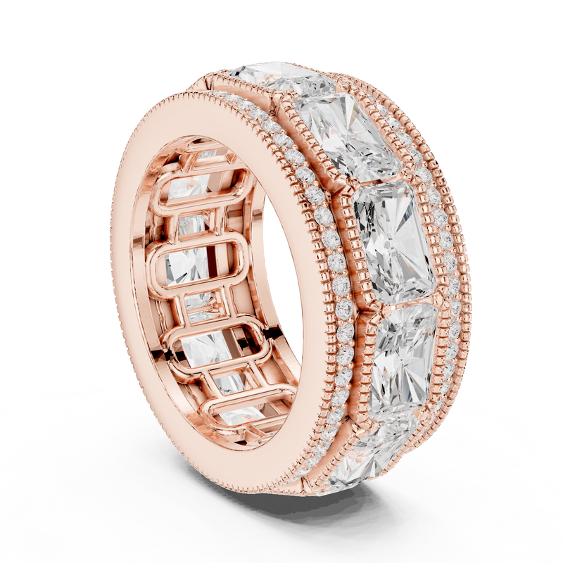 Ladies Ring DDLR-308@7 - Rose Gold - Image