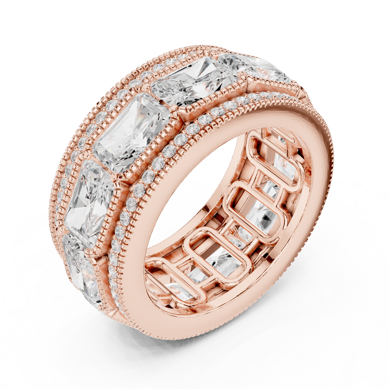 Ladies Ring DDLR-308@7 - Rose Gold - Image