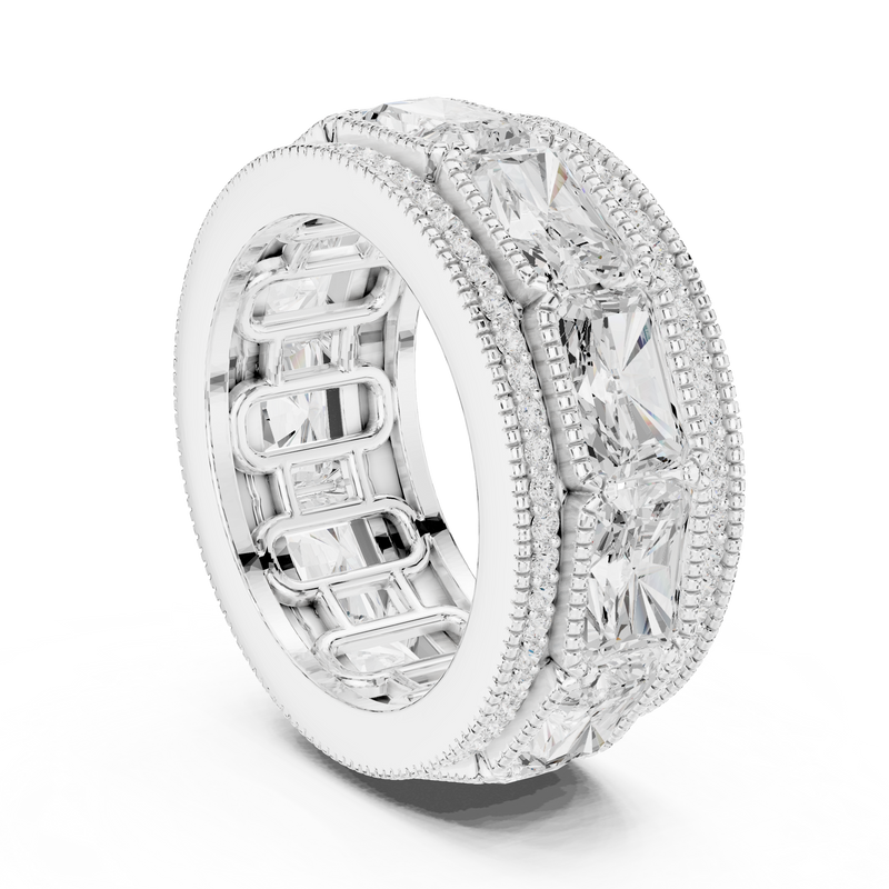 Ladies Ring DDLR-308@7 - White Gold - Image