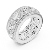 Ladies Ring DDLR-308@7 - White Gold - Image