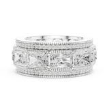 Ladies Ring DDLR-308@7 - White Gold - Image