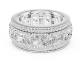 Ladies Ring DDLR-308@7 - White Gold - Image