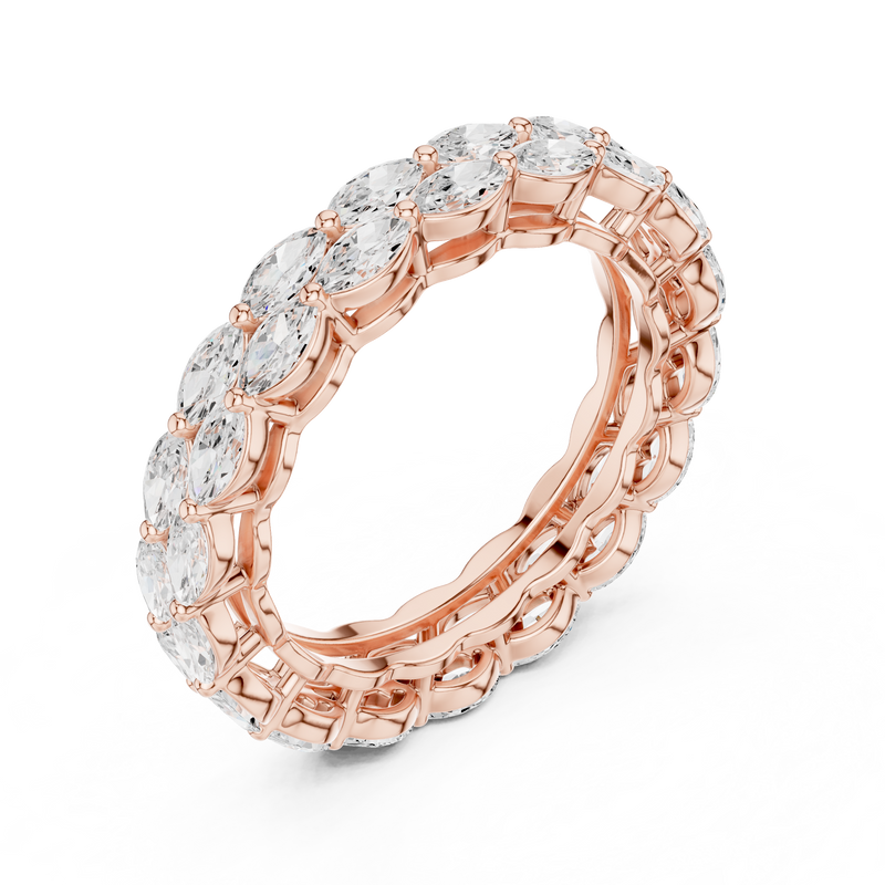 Ladies Ring DDLR-309@7 - Rose Gold - Image