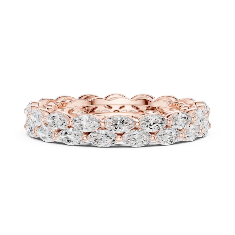 Ladies Ring DDLR-309@7 - Rose Gold - Image