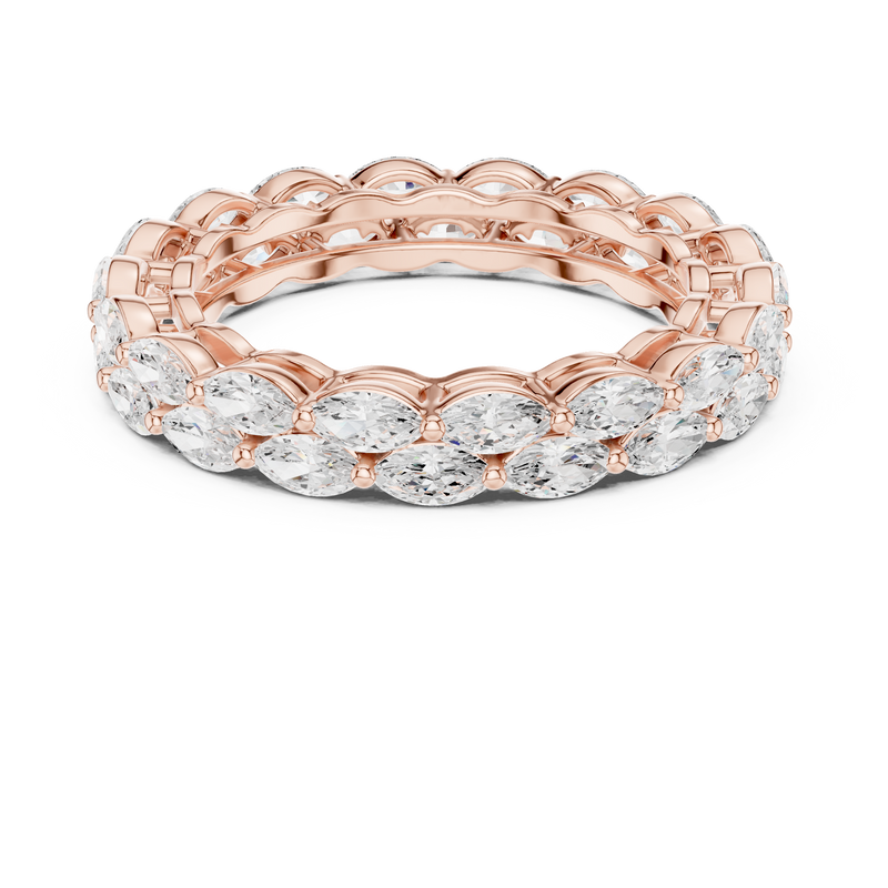 Ladies Ring DDLR-309@7 - Rose Gold - Image