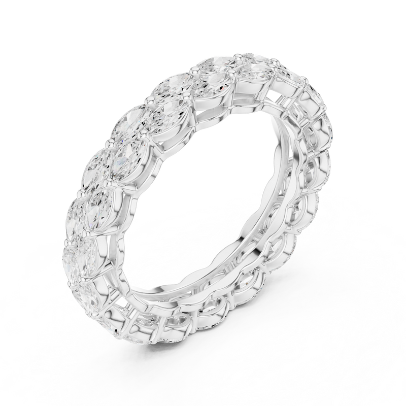 Ladies Ring DDLR-309@7 - White Gold - Image