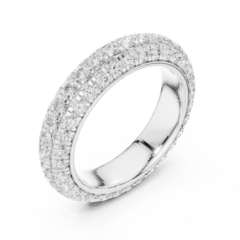 Ladies Ring DDLR-310@7 - White Gold - Image