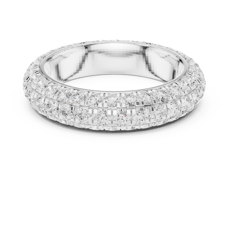 Ladies Ring DDLR-310@7 - White Gold - Image