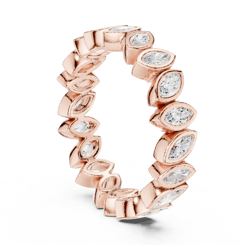 Ladies Ring DDLR-311@7 - Rose Gold - Image