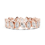 Ladies Ring DDLR-311@7 - Rose Gold - Image