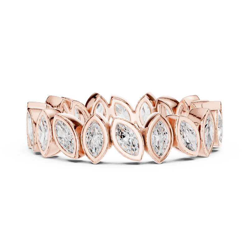 Ladies Ring DDLR-311@7 - Rose Gold - Image